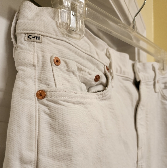 Citizens of Humanity Ella Jeans White Size 28 Raw Hem - Picture 2 of 4